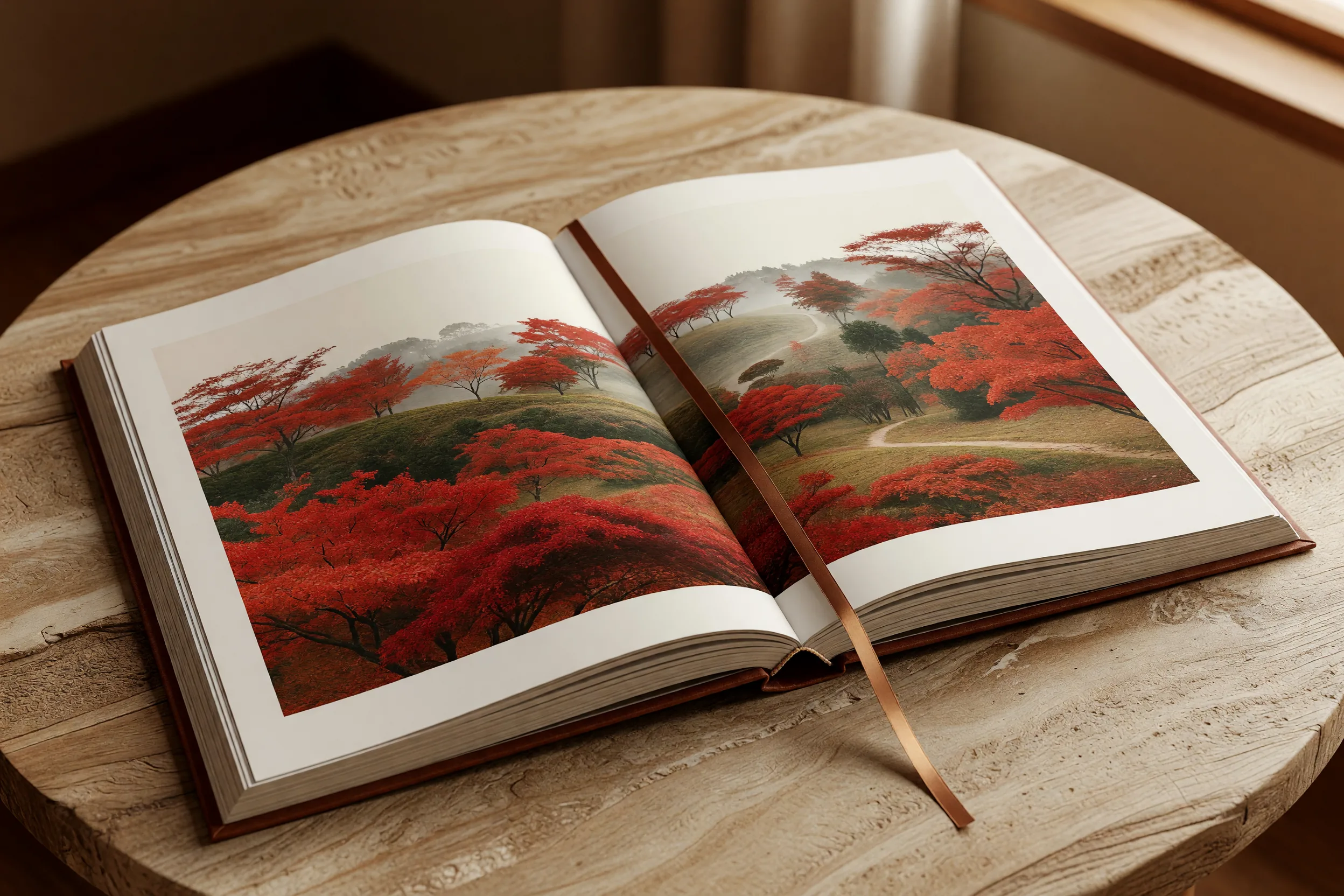 写真集の見開き